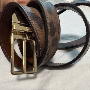 Furla Brown Belt Bag with Gold Buckle GC